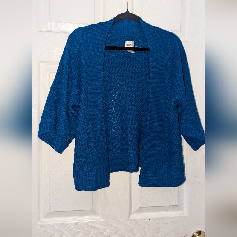 Chico's Cardigan Sweater - Cobalt Blue - Size 0
